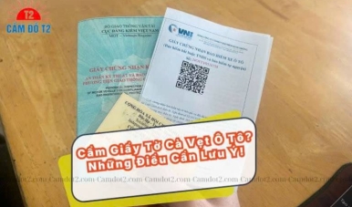 Cầm giấy tờ cavet xe ô tô tại TPHCM liệu có an toàn?