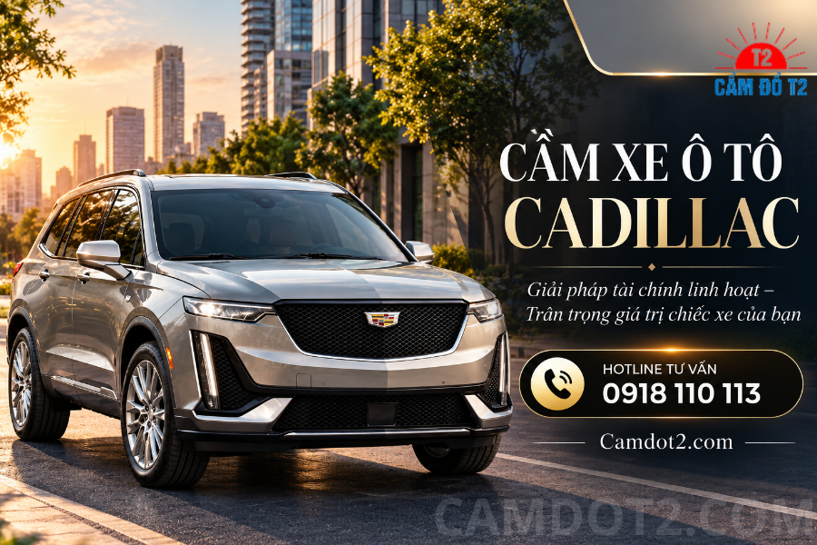 Cầm xe ô tô Cadillac uy tín tại TPHCM