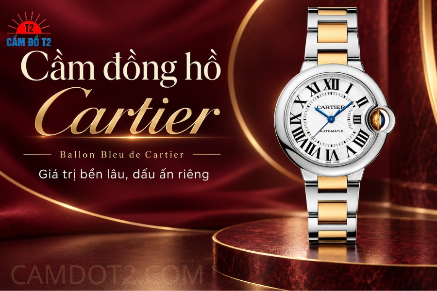 Cầm đồng hồ Cartier Ballon Bleu de Cartier