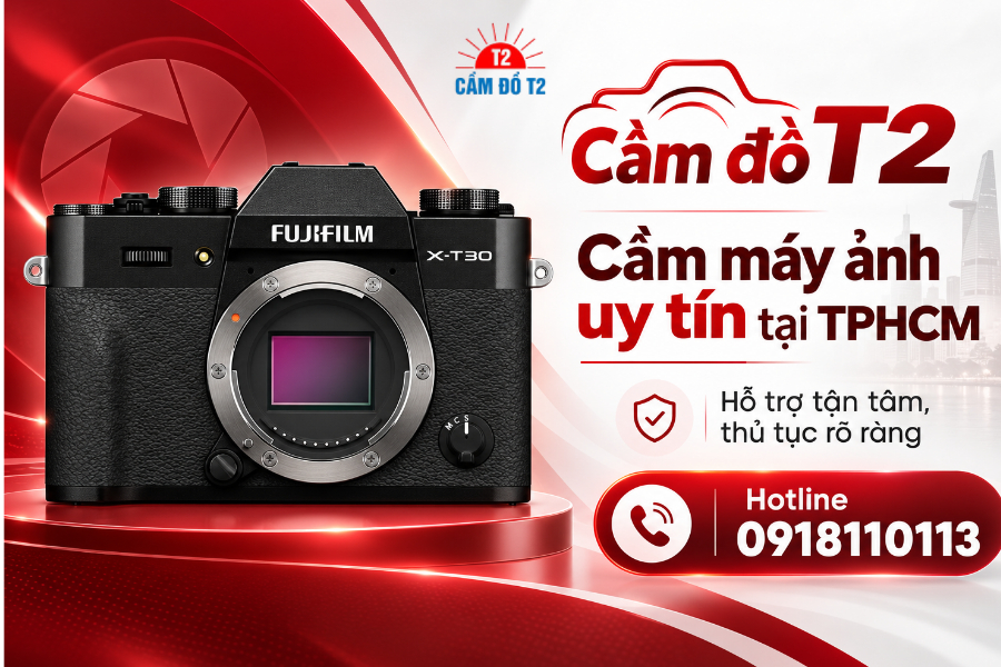Quy trình cầm máy ảnh đơn giản nhanh chóng tại TPHCM