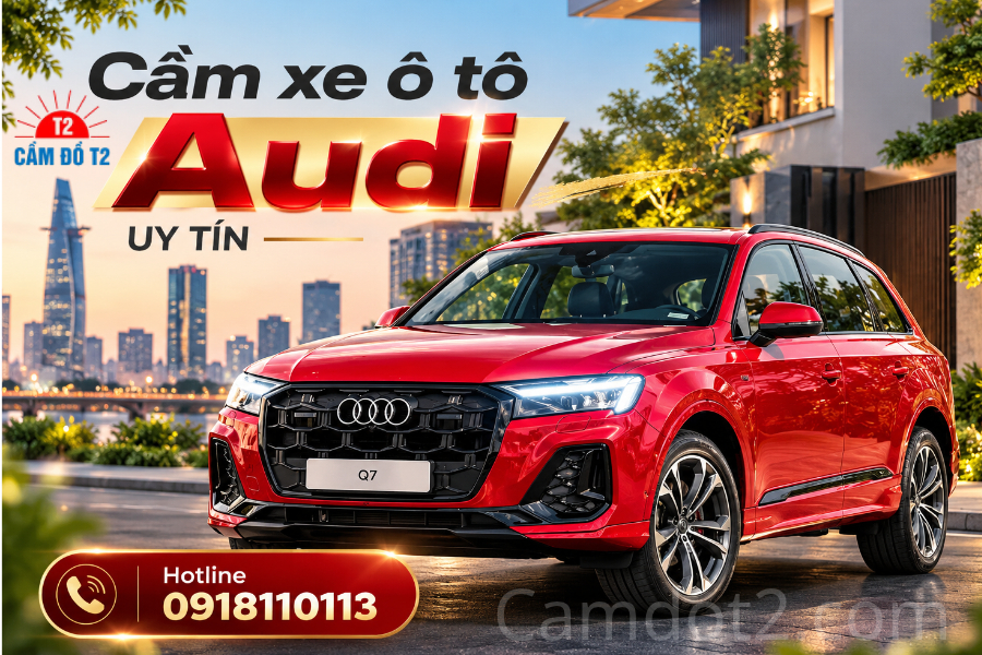 Cầm xe Audi thẩm định nhanh, sát giá thị trường 