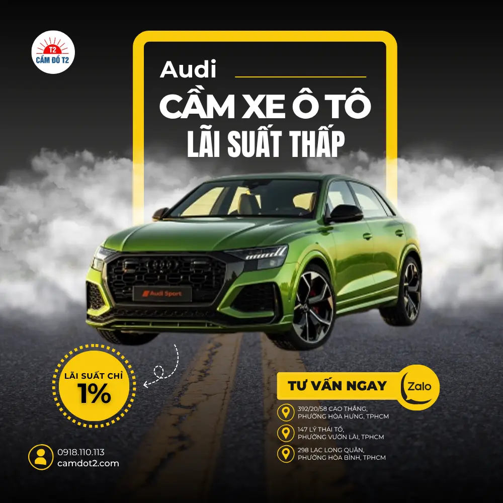 Cầm xe Audi dòng xe điện e-tron