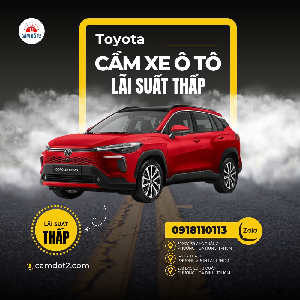 Cầm xe toyota Corolla Cross