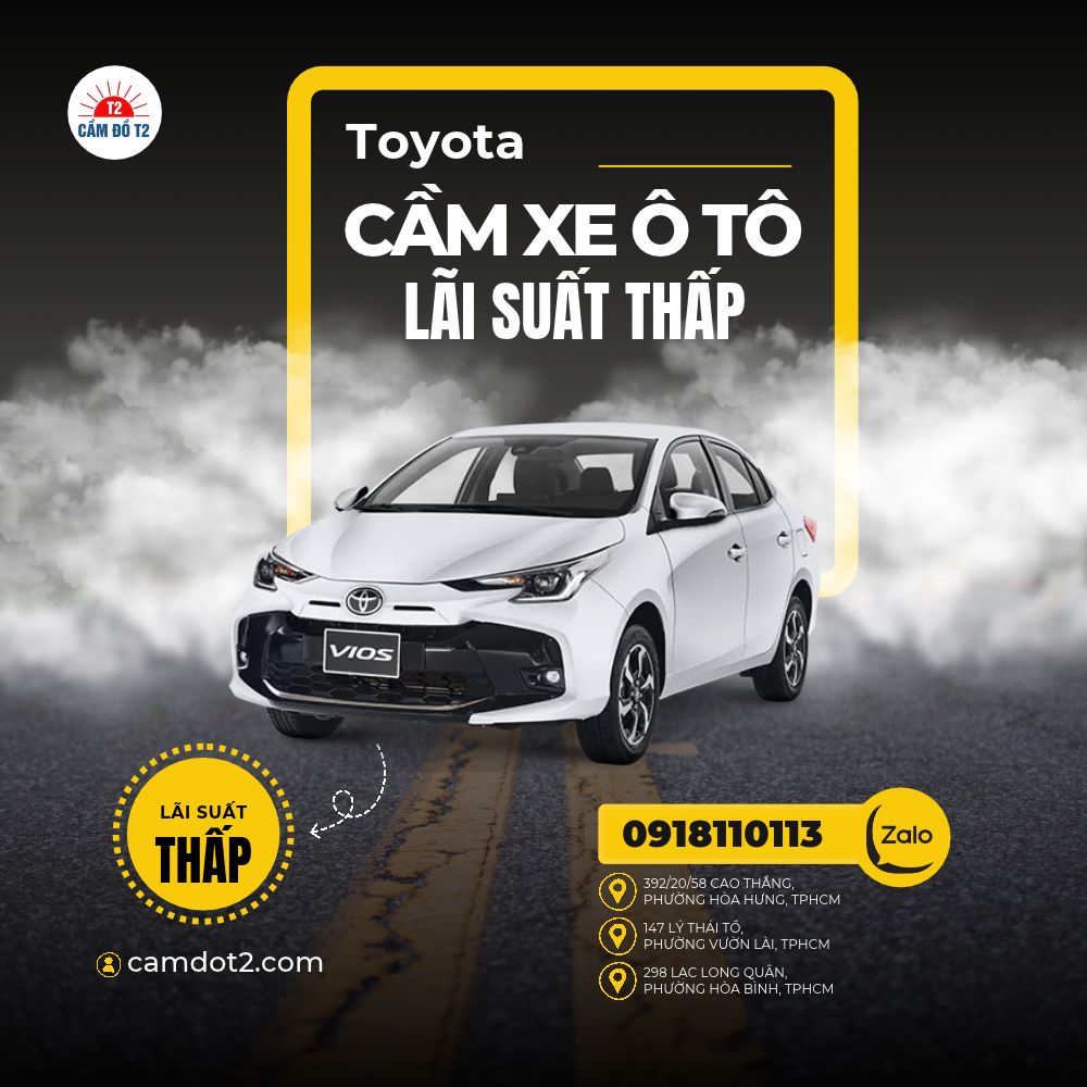 Cầm xe ô tô Toyota Vios
