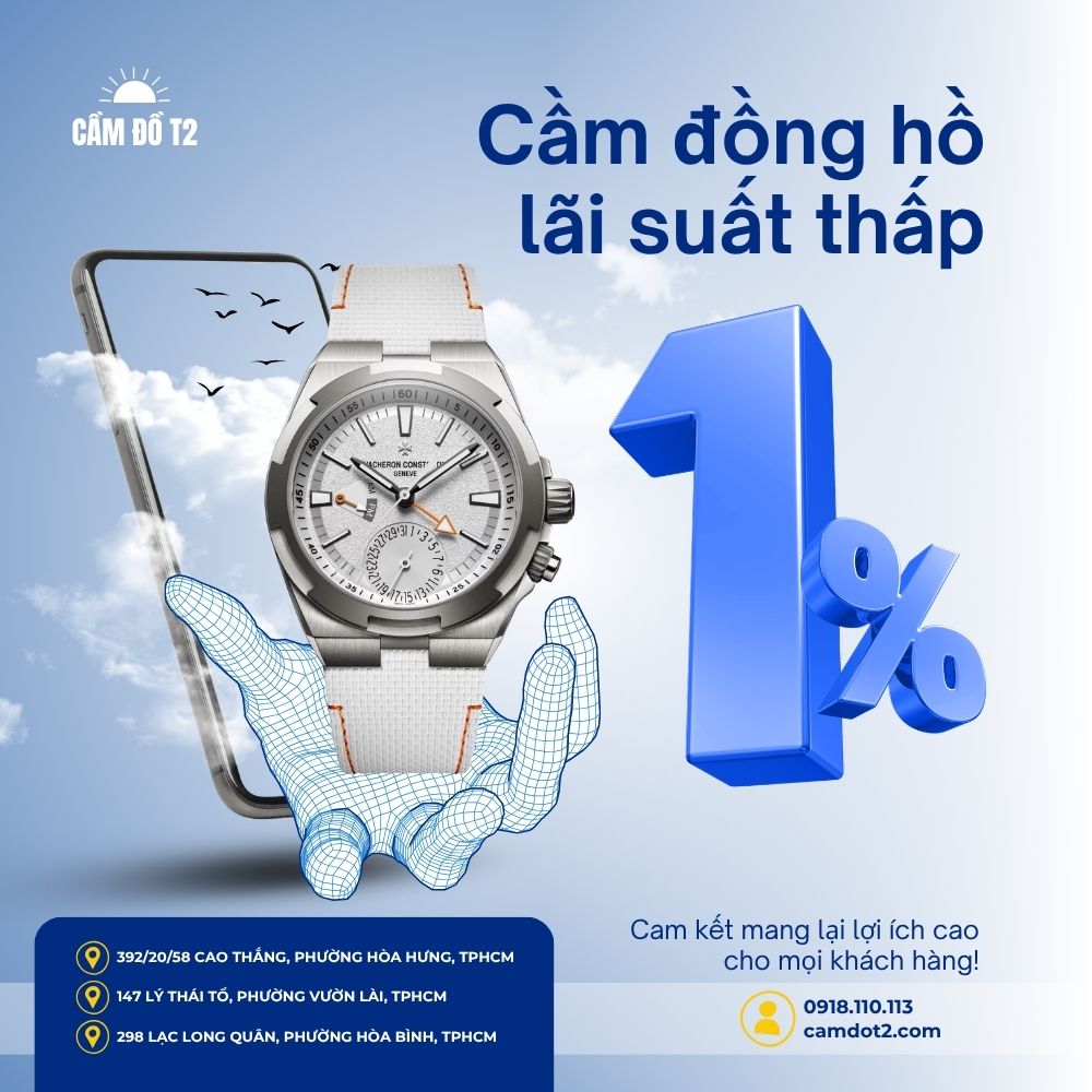 cầm đồng hồ vacheron constantin dual time