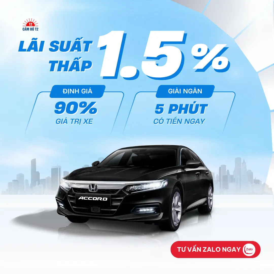 dịch vụ cầm đồ xe ô tô honda accord