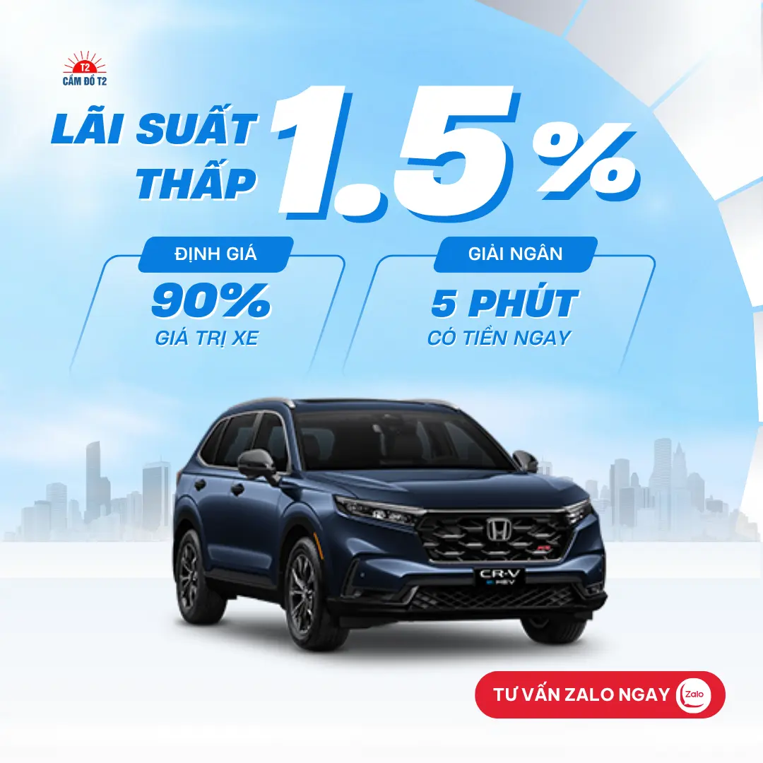 Dịch vụ cầm đồ xe ô tô Honda CRV