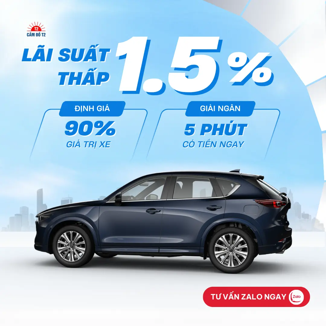 Dịch vụ cầm xe ô tô mazda cx5