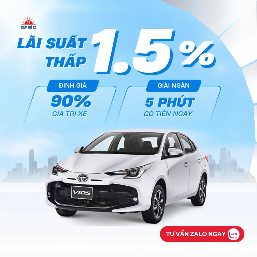 Cầm đồ xe ô tô Toyota Vios