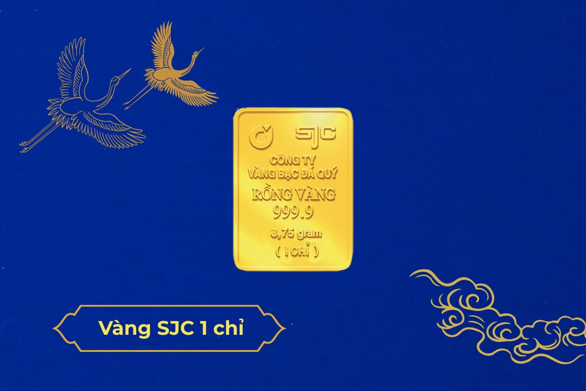 Cầm vàng miếng 1 chỉ SJC