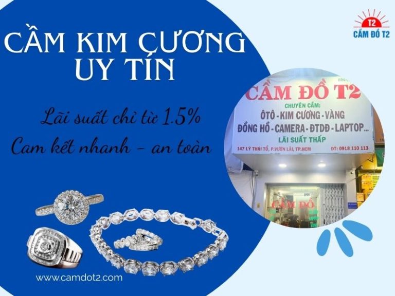 Cầm kim cương yên tâm tại Cầm Đồ T2 TPHCM