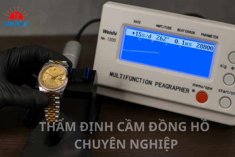 Thẩm định đồng hồ khi đi cầm cố thiết bị