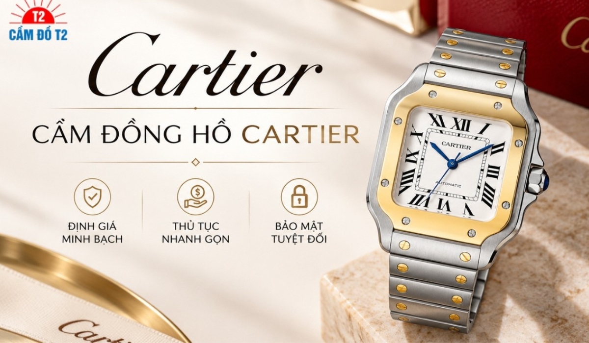Cầm đồng hồ Cartier uy tín tại TPHCM