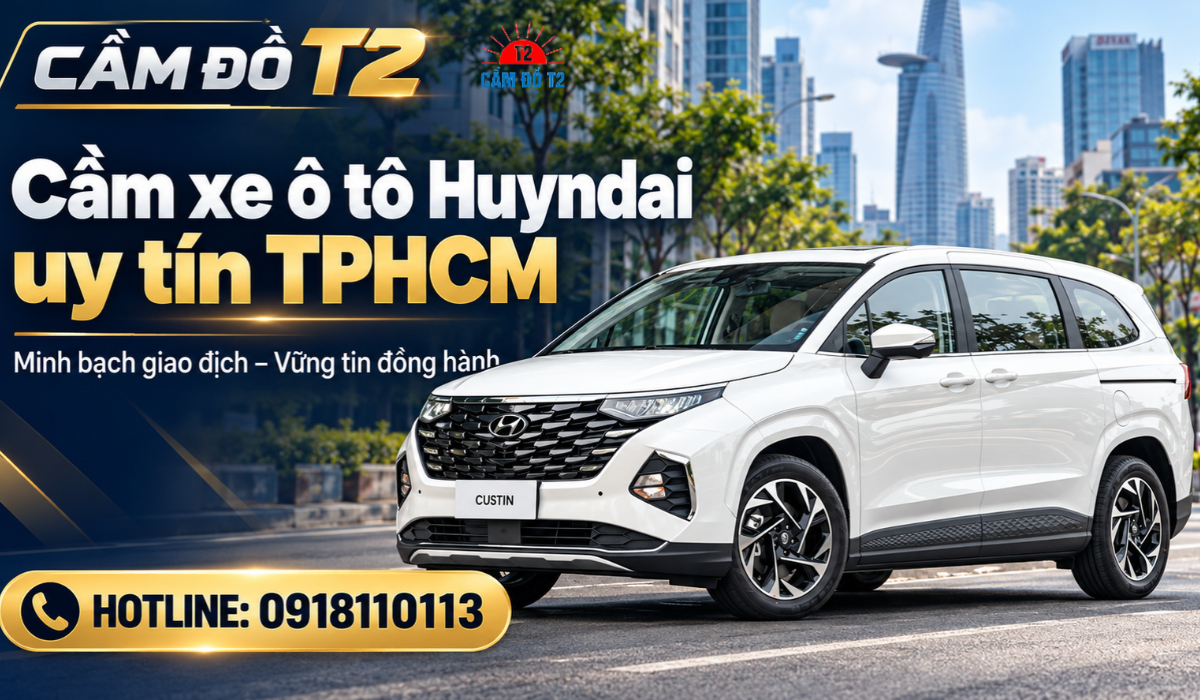 Dịch vụ cầm xe ô tô Hyundai chủ động tài chính - Cầm đồ T2 