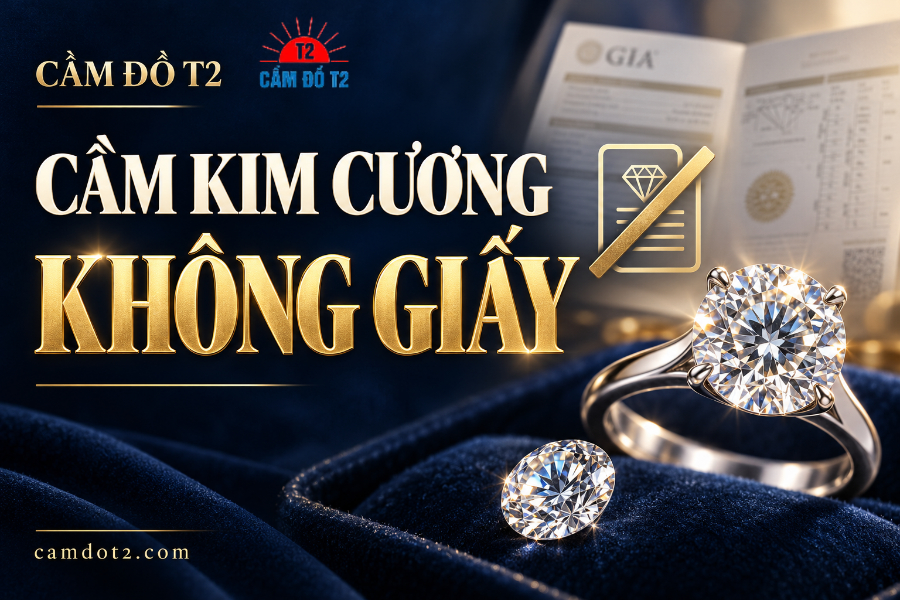 Cầm kim cương không giấy kiểm định: Điều kiện và cách kiểm tra