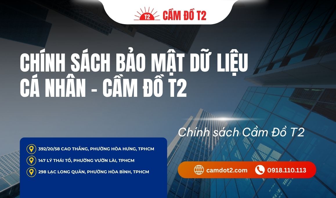 Chính sách bảo mật dữ liệu cá nhân 