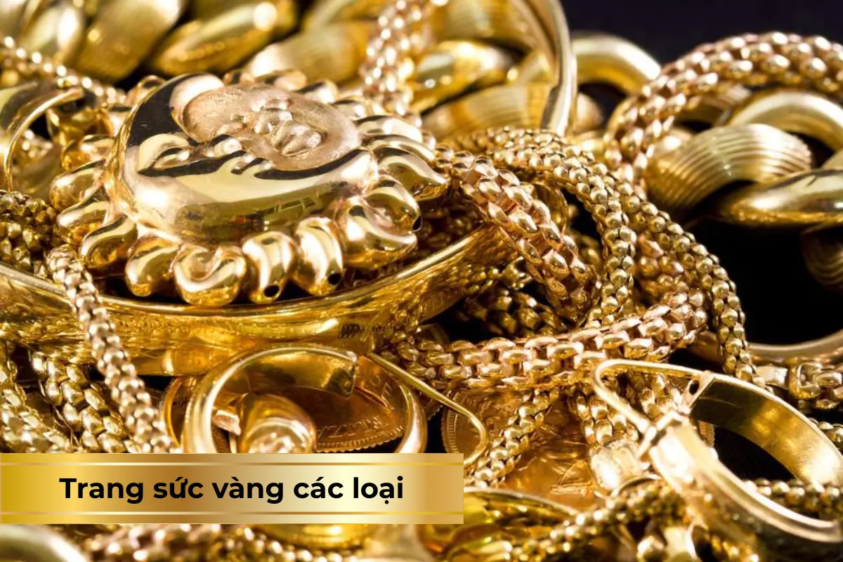 Cầm trang sức vàng các loại