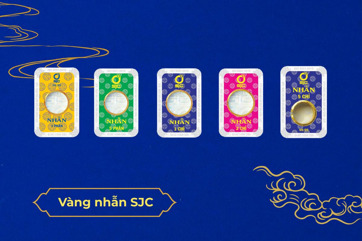 Cầm vàng nhẫn SJC