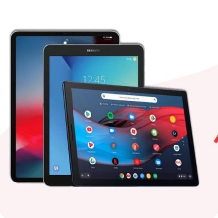 Cầm máy tính bảng